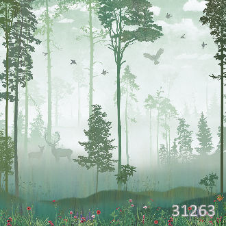 Foggy forest