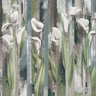 White calla lilies